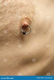 Pierced Nipple stock photo. Image of shirtless, caucasian - 28977896