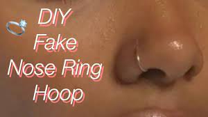 how to make a diy fake nose ring you