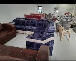 modern brown luxury l corner sofa for