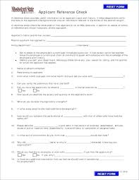 Elegant Employment Reference Check Form Template Employment