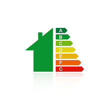 Energy Efficiency House Icon Eco Chart