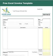 Free Invoice Template Excel Invoice Template Invoice