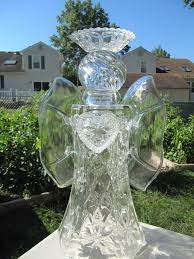 Garden Art Glass Angel Glass Angel