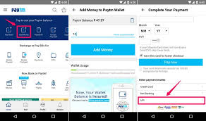 how to add money to paytm wallet using