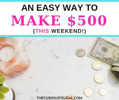 It also opens doors to several other income ideas on this list. An Easy Way To Make 500 Fast Without Leaving Your House Money Tips For Moms