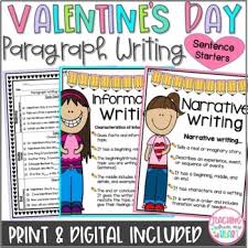 valentine s day paragraph writing