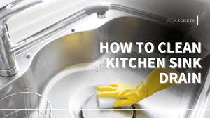 how to clean kitchen sink drain with 10