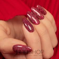 glitter nails red tufi com