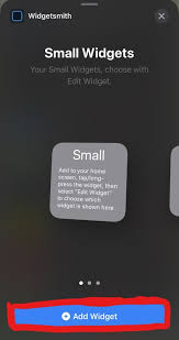 how to create a widget on iphone 12