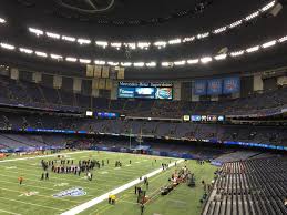 Mercedes Benz Superdome Section 319 Row 9 Seat 12 Ole