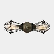 Double Cage Wall Light