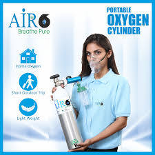 air6 med 330 ltr portable oxygen
