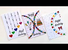 handmade happy birthday greeting card