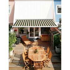 Remote Retractable Patio Awning 118in