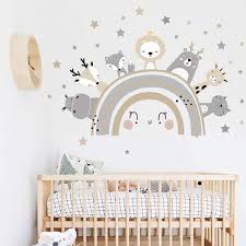 Cute Animals Wall Art Paper Stickers