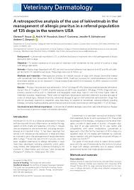 Pdf A Retrospective Analysis Of The Use Of Lokivetmab In