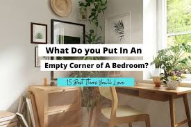 empty corner of a bedroom