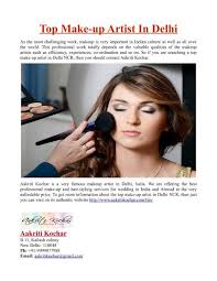 top make up artist in delhi