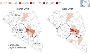 The ebola outbreak that began in west africa in early 2014 is the worst outbreak of this virus in history. Ebola Mapping The Outbreak Bbc News