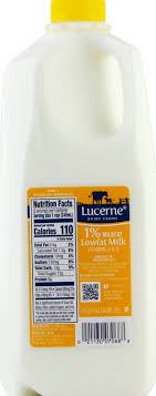lucerne 1 lowfat milk 1 2 gal