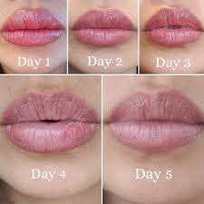how long do lip tattoos take to heal on