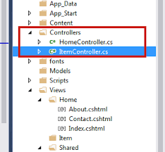 a controller and view page in asp net mvc 5