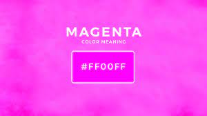magenta color meaning what is the