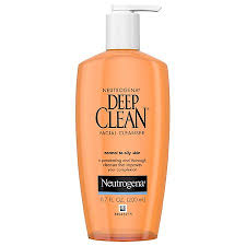 neutrogena deep clean oil free daily