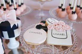 chanel inspired sweet 15 birthday party