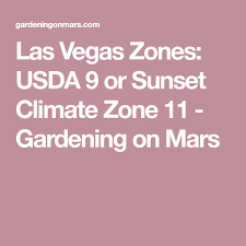 Las Vegas Zones Usda 9 Or Sunset