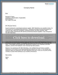 business recommendation letters