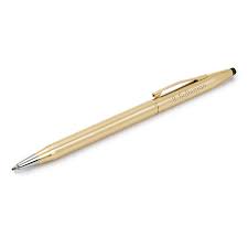 A real gold pen is a luxurious gift which will carry sentimental value for any occasion, and make an extra special gift for big birthdays, a recent achievement or even a golden wedding anniversary gift. Cross Century 14k Gold Pen