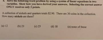 solve the following word problem