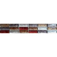 Glass Mosaic Wall Tile Strips