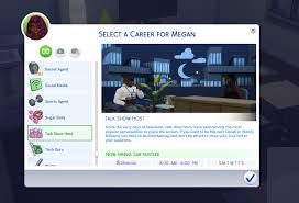 Sims 4 cc careers download! Sohighsims Talk Show Host Career My New 10 Level Career Will Start Off Kind Of Difficult At First But Trust Me It S Worth It Sims 4 Jobs Sims 4 Traits Sims