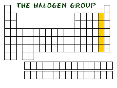 elements periodic table halogens