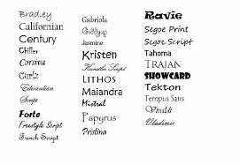10 best font types images diffe