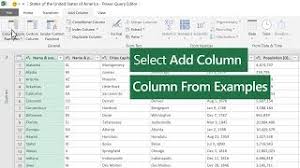 add a column from an exle in excel