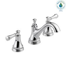 They are slightly different with different valve body diameter and different size holes at bottom of valve and. Delta Silverton 8 In Widespread 2 Handle Bathroom Faucet In Chrome 35713lf Eco The Home Depot