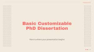 free thesis defense google slides and
