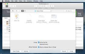 zip unzip files with winzip mac edition