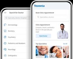 صورة Vezeeta app booking appointment page