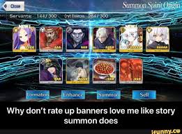 banners love me like story summon does