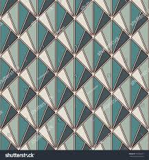 Interlocking Triangles Tessellation Contemporary Print With