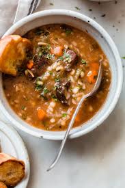 instant pot beef barley soup recipe