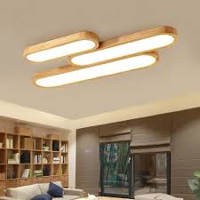 Remote Control Ceiling Lights Wooden