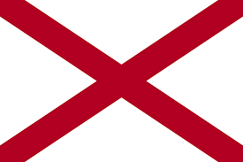 The alabama flag is a red andreas cross on a white field. Datei Flag Of Alabama Svg Wikipedia