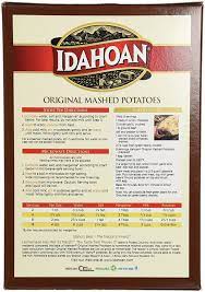 idahoan mashed potatoes original 13 75 oz