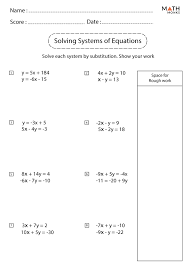 Of Equations Worksheets Math Monks