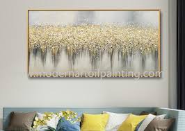 Hand Painted Gold Foil Painting